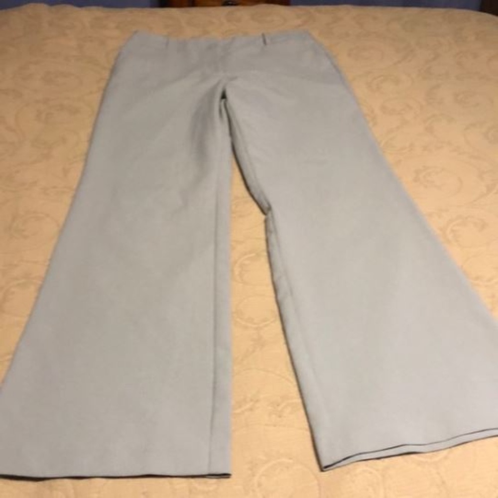 NY & Co stretch size 10 tall wide leg trousers